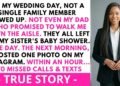 52  My Family Skipped My Wedding For My Sister's Party — Then They Saw Where I Spent My  Fluffy Reve