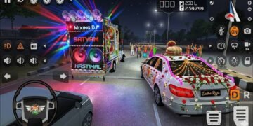 🔥 DJ Pickup Baraat Dhamaka 💥 Dulhe Raja Wedding Automobile vs Mixing DJ | Bus Simulator Indonesia |