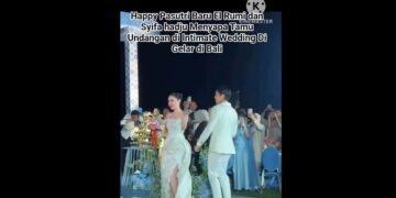 Comfortable El Rumi dan Syifa hadju Menyala para Tamu Undangan di Intimate Wedding Di Gelar di Bali