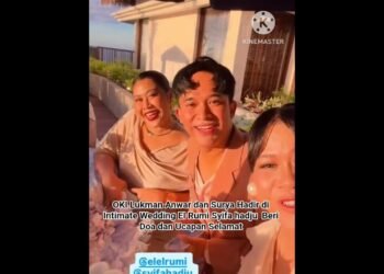 OKI Lukman Anwar dan Surya serta Boyem Hadiri Intimate Wedding El Rumi Syifa beri Ucapan Selamat
