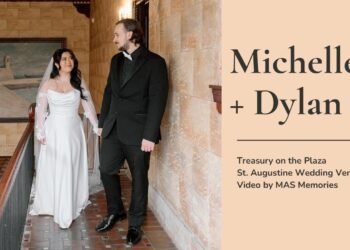 Michelle and Dylan | Treasury on The Plaza | St. Augustine Wedding Venue