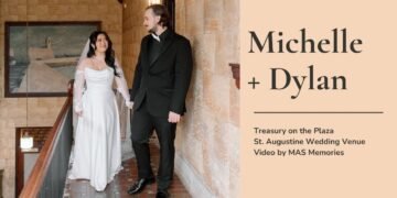 Michelle and Dylan | Treasury on The Plaza | St. Augustine Wedding Venue