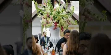 Behind The Blooms: Sarah Creates A Show-Stopping Wedding Bar Installation