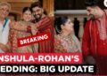 Inside Anshula Kapoor & Rohan Thakkar's Intimate Wedding; Boney Kapoor Shares Details