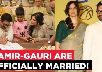 First Wedding Photos of Aamir Khan & Gauri Spratt Out! Couple Ties the Knot in an Intimate Ceremony