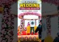 Beautiful Wedding Flower Stage Decoration❤️Royal Wedding Stage Design 2026