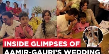 Aamir Khan & Gauri Spratt's Romantic Kiss, Wedding Vows & First Dance Break the Web