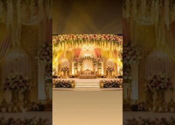 🌸 Royal Wedding Stage Decoration 2026 | Luxury Floral Stage Design | Viral Decoration Ideas ✨