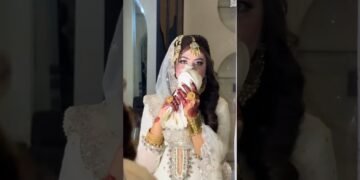 Niah look of bride🔥Pakistani bridalmakeup🔥✨️Beautiful dress for Nikah🥀❤️#shorts #wedding #viralshort