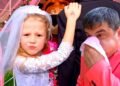 Nastya becomes a bride in a fantastic wedding dress – Video series for teenagers