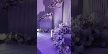 Luxury Wedding Stage Setup ✨ | Elegant Decor by Serene Events