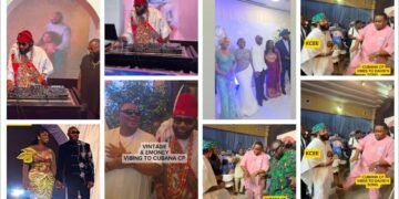 Billionaire business  man Emoney turns Dj at niece's wedding,Vintage,Kcee,other billionaires present