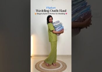 Wedding Dress Haul from Flipkart 😍✨ Elegant & Beautiful Wedding Looks #flipkarthaul #sharara