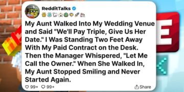 My Aunt Walked Into My Wedding Venue and Said "We'll Pay Triple..