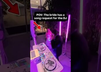 That is the way you request a song from the marriage DJ