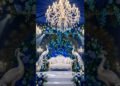 4K Luxury Royal Peacock Theme Wedding Stage Decoration π¦β¨ #luxurywedding