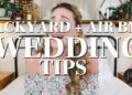 BACKYARD + AIR BNB Weddings: UPDATED