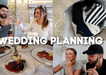 1 HR WEDDING PLANNING VLOG: our tasting, dj meeting, benji escapes, aerie haul & surprising bren!! 🥂