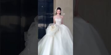 Elegant Bridal Bow Veil Look 🎀🤍 Dream Wedding Dress & Makeup Inspiration 2026