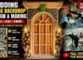 Wedding Stage Backdrop Design Kaise Banaye | Clay + POP + Fiber Full Process | Step By Step Tutorial