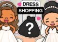 WE WENT WEDDING DRESS SHOPPING! 🩷 (EP 32) | Toca Life World Family Roleplay 🌍