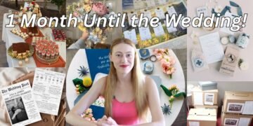 Wedding Planning Series: 1 month from wedding day!