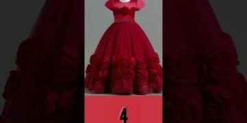 || Flower Kids Girls Maxi Dress Wedding Party  👗🥀|| #shorts #viral