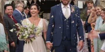 Saxon Barn Wedding Film | Kim & Dan