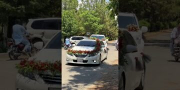 Wedding Procession Vibes | Luxury Wedding Automobile Decorations | #shorts #ytshorts #youtubeshorts #tre…