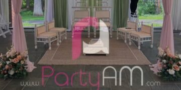 Luxury Indian Wedding Decor By Party AM – Sangeeta | Fusion Hindu Wedding Ceremony | PartyAM.com