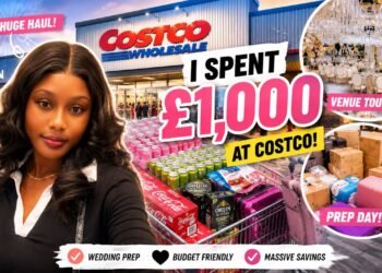 £1,000 Costco Wedding Haul 😳 | Wedding Venue Tour & Prep Day #wedding #bride #weddingvenue