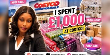 £1,000 Costco Wedding Haul 😳 | Wedding Venue Tour & Prep Day #wedding #bride #weddingvenue