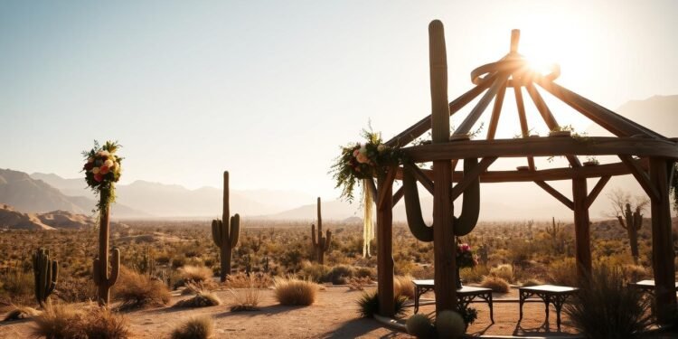 boho-chic wedding venues in California desert areas