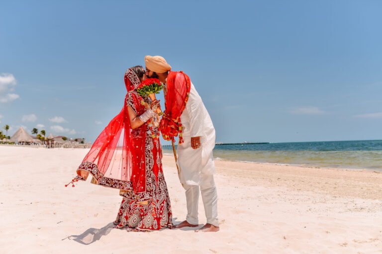 South Asian wedding ceremony at Moon Palace Cancun